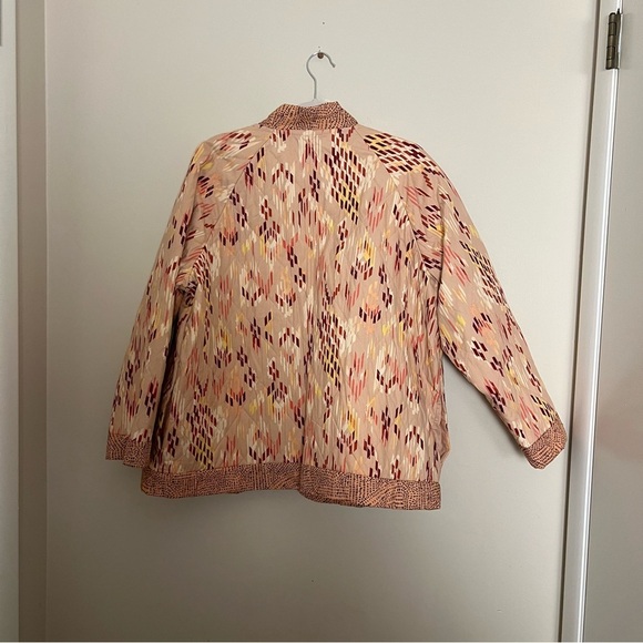 Knox Rose Aztec & Animal Print Patterned Quilted Jacket Size XL Grannycore - Picture 5 of 10